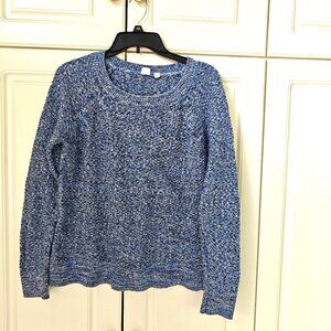 Gap Blue/White Women's Sweater, Size Large